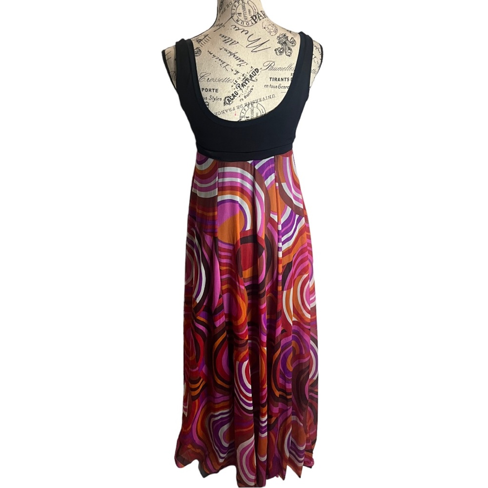 Vintage Psychedelic Disco Dress - Picture 4 of 12